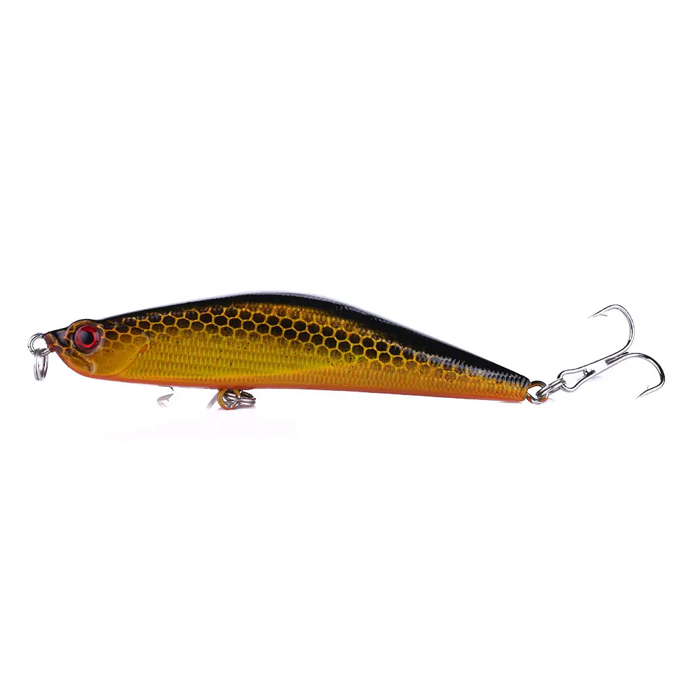 5PCS 85mm 15g Spring Sea Hard Fishing Lure VIB Bait Pencil Sinking 3D Eyes Dropship | Спорт и развлечения