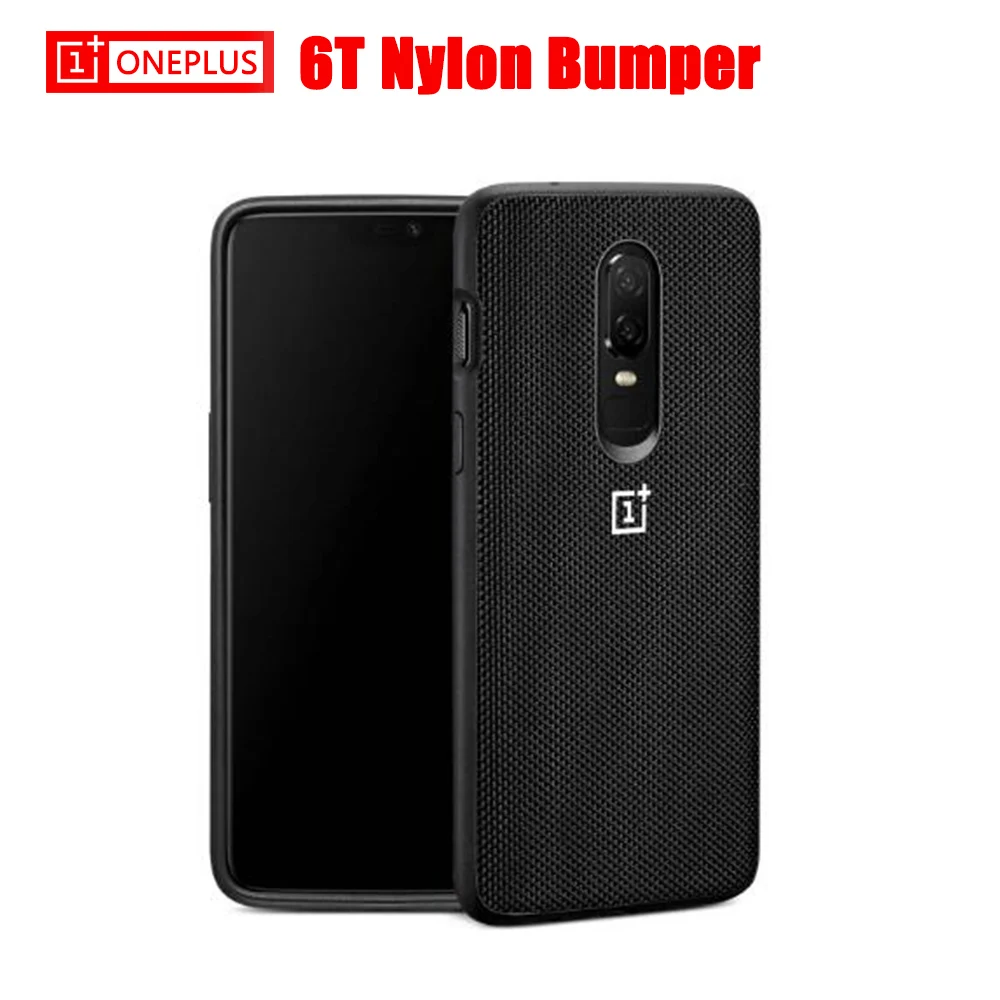 Нейлоновый чехол для oneplus 6 T, официальный защитный чехол, черный чехол one plus 6 T, чехол для oneplus 6T funda