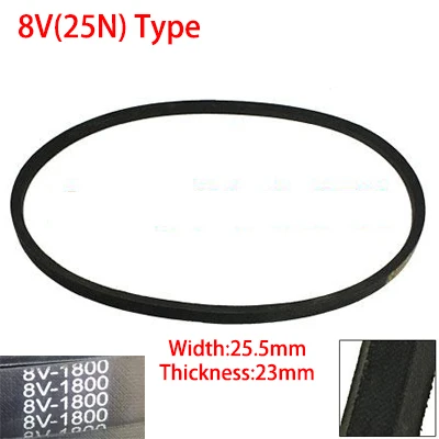 8V/25N 1000/2540mm 1250/3175mm 25 5mm ширина 23mm толщина резиновый паз привод передачи полоса Клин