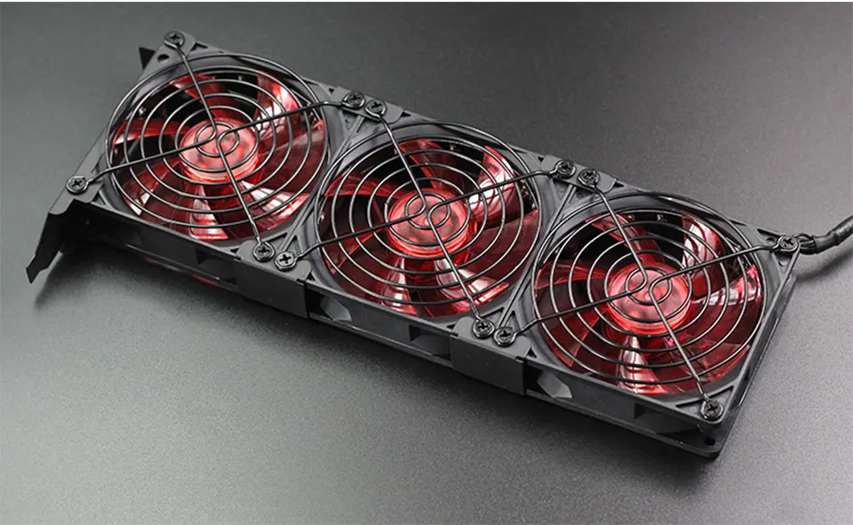 Компьютер/ПК PCI-e видеокарта стенд охлаждения 9 см вентилятор Поддержка GTX 1050 1060 1070 1080Ti RTX2070 2080TI вспомогательное охлаждение