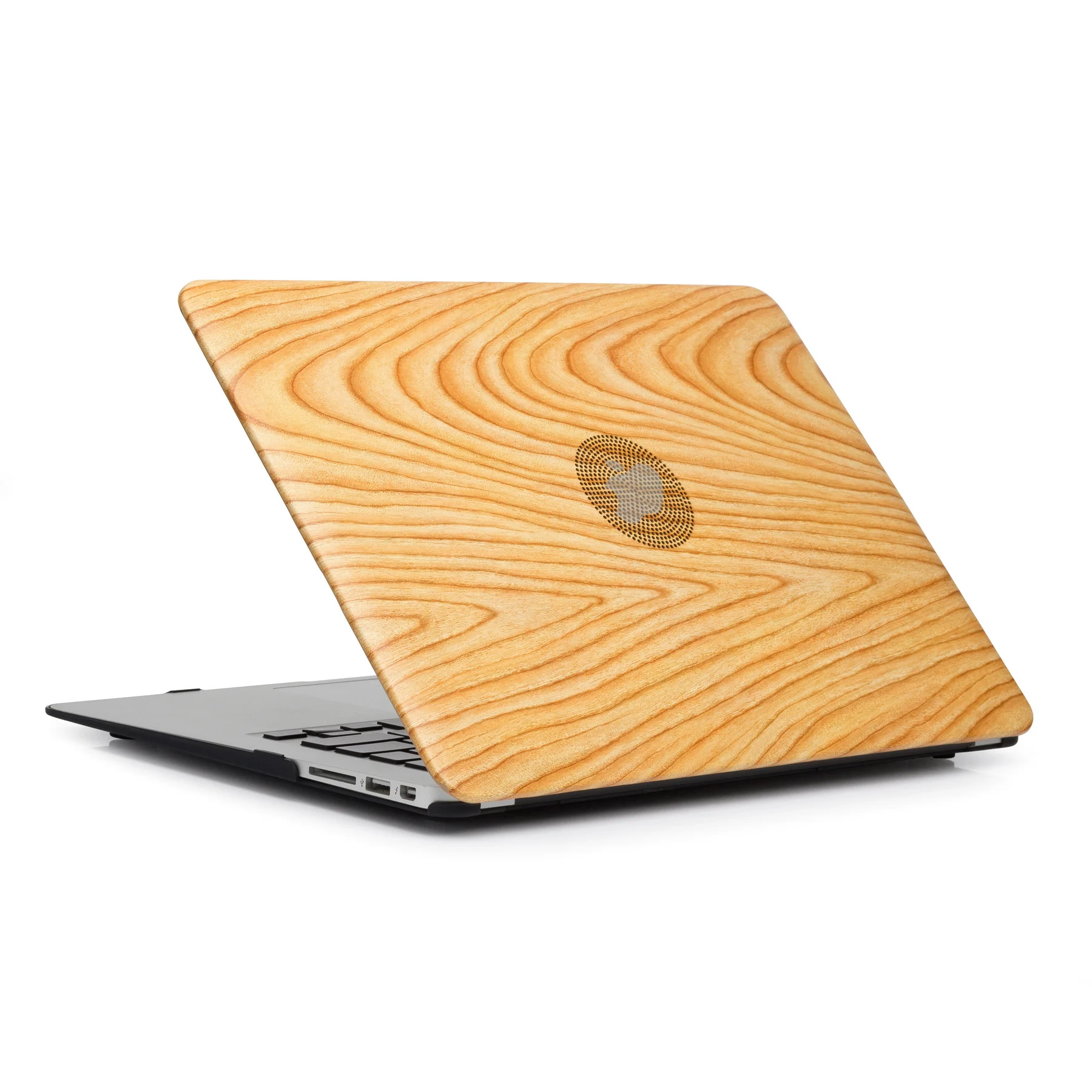 Анти-настоящая зернистая древесина/Кристальный чехол для ноутбука Apple MacBook Air Pro retina 11 12 13 15 для mac book Pro 13,3 15,4 дюймов с Tou