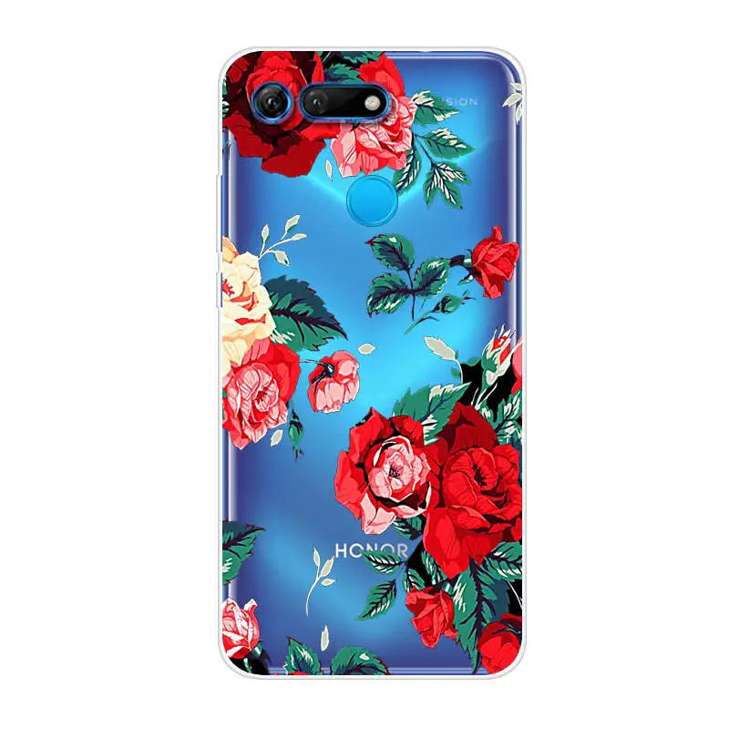 Чехол для Honor View 20 чехол Huawei силиконовая Мягкая задняя крышка из ТПУ телефона View20