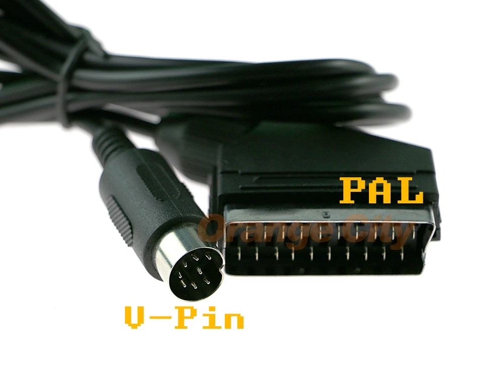 ChengChengDianWan PAL версия RGB Scart кабель для Sega Genesis 1 Mega Drive MD1 V pin консоль|cable for|cable scartcable sega |
