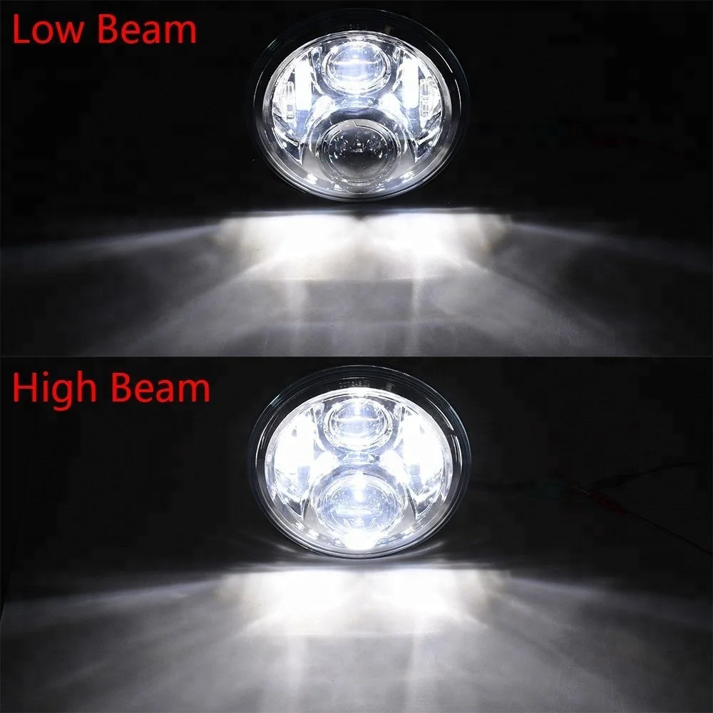 

Hot sale 7Inch LED Headlights Car Light Assembly With DRL Amber Turn Singal Hi/Lo Beam for Jeep Wrangler Motor Bike