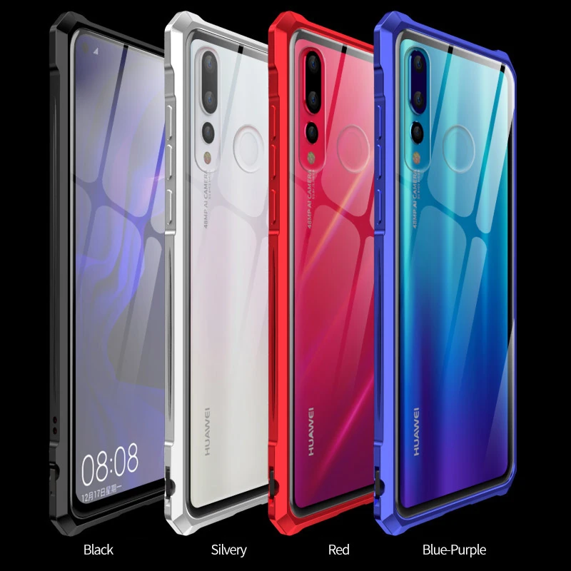 Металлический чехол для huawei Nova 4 3 3i mate 20 Pro Lite противоударный чехол-бампер +