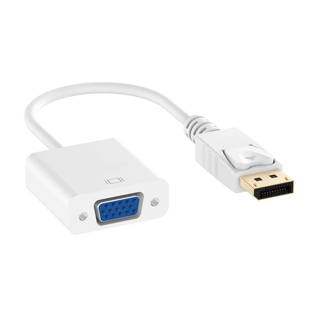 2019 Горячие DP DisplayPort Мужской к VGA Женский конвертер Кабель-адаптер для ПК ноутбука