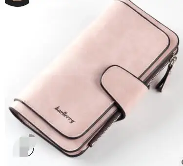 1pcs/lot korean style woman casual faxu suede long wallet female fashion hasp zipper standary wallet