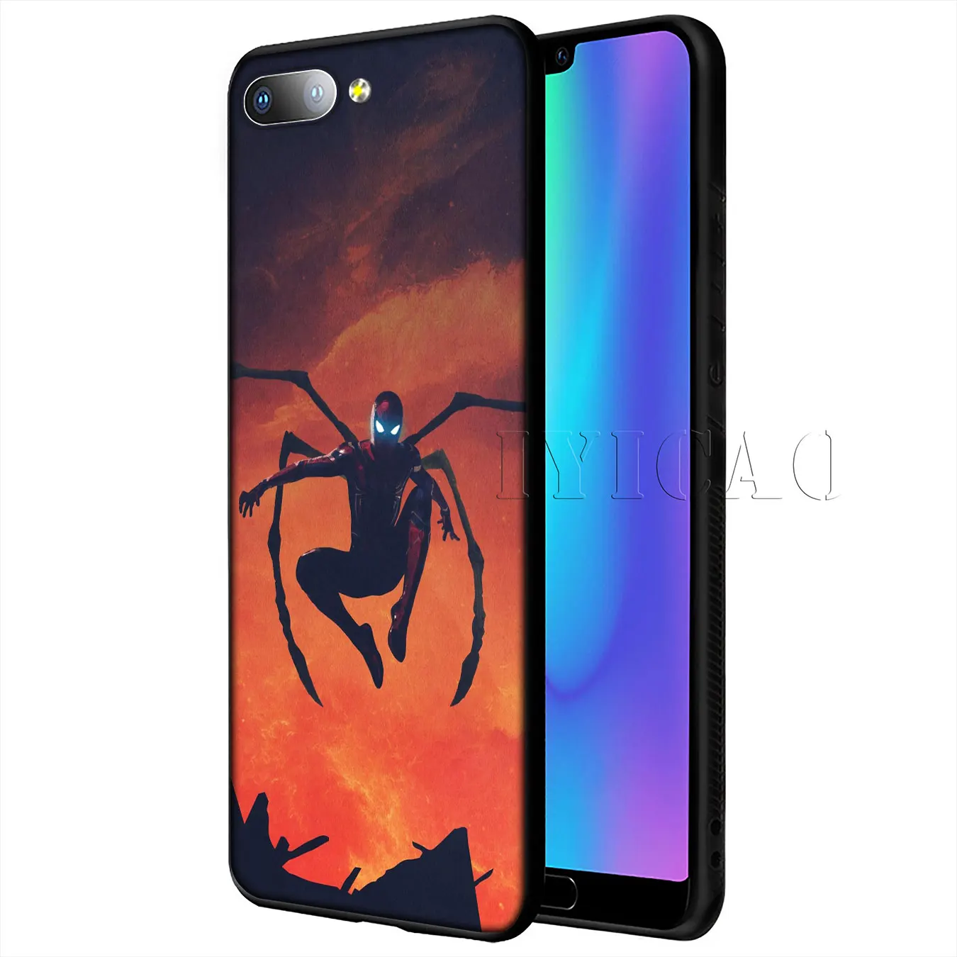 IYICAO Spider Man Marvel tom holland Soft Phone Case for Huawei Y9 Y7 Y6 Prime 2019 Honor 20 8C 8X 8 9 9X 10 Lite 7C 7X 7A Pro |