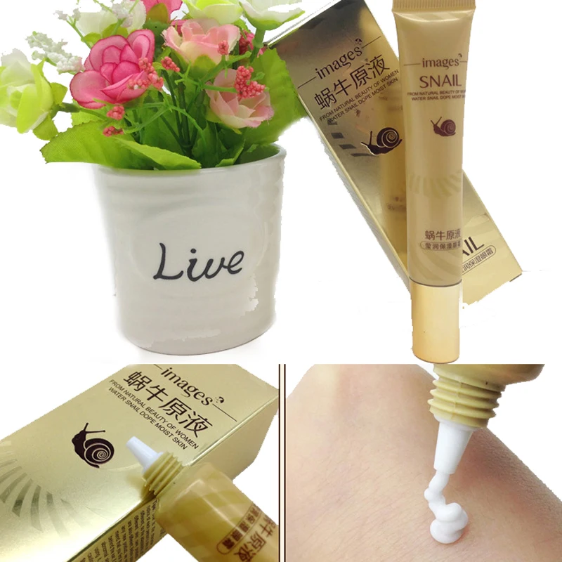Изображения 20 мл улитки крем для глаз сущность Уход за кожей Сыворотки мгновенно