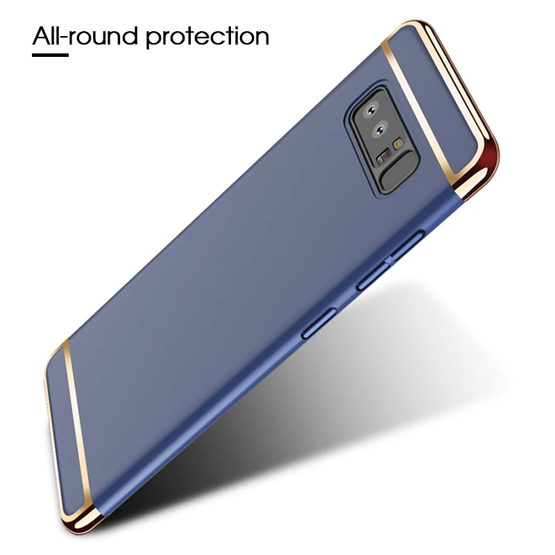 Чехол для телефона Samsung Galaxy S10 S9 S8 Plus Роскошный Матовый Жесткий ударопрочный чехол
