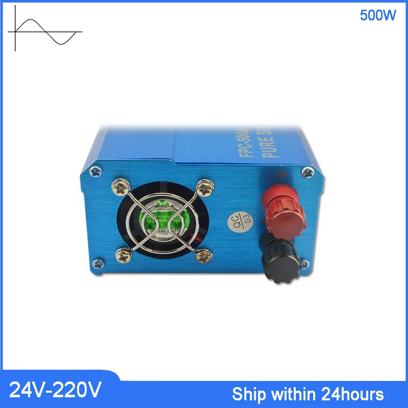 Suoer DC24V чистая Синусоидальная волна солнечной энергии инвертор 500 Вт DC24V к AC220V/500 Вт автомобильный трансформатор напряжения с usb-портом/универсальная розетка