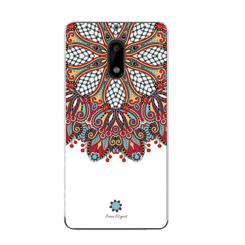 Mandala Coque Soft Clear TPU Phone Case For Nokia3 5 6 8 N540 N640 N535 N830 Fundas Fruit Flora Shell Bag Cover Free Shipping | Мобильные