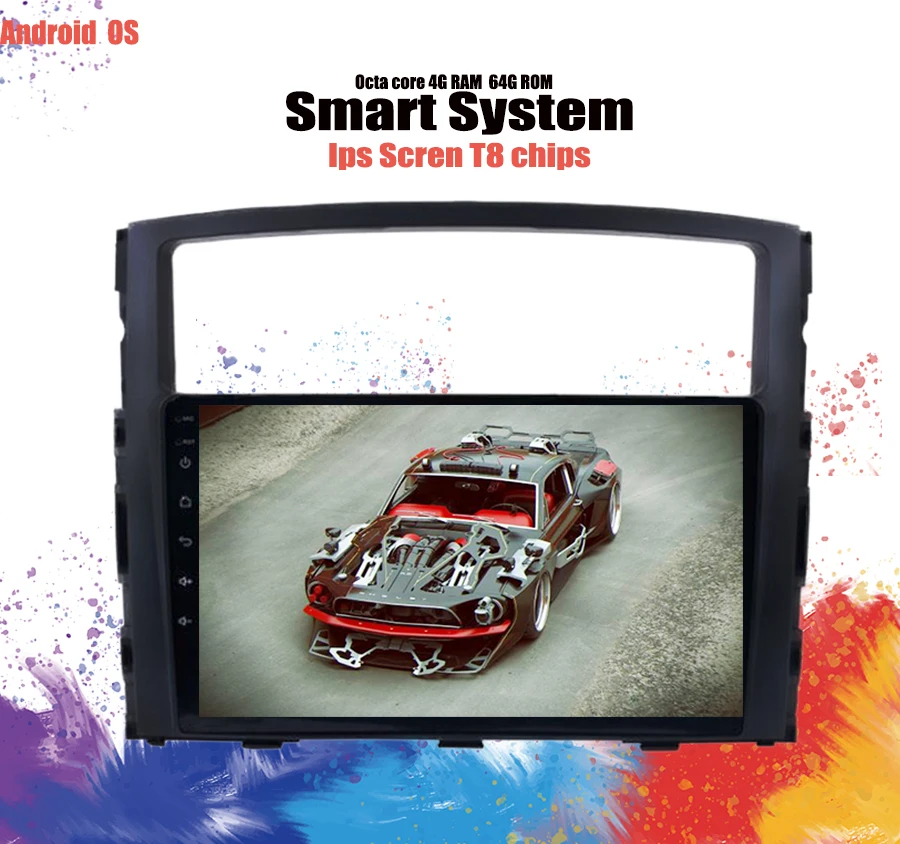Головное устройство 9 &quotAndroid 10 0 HD 6G/128G Sim LTE Восьмиядерный автомобильный DVD GPS Радио