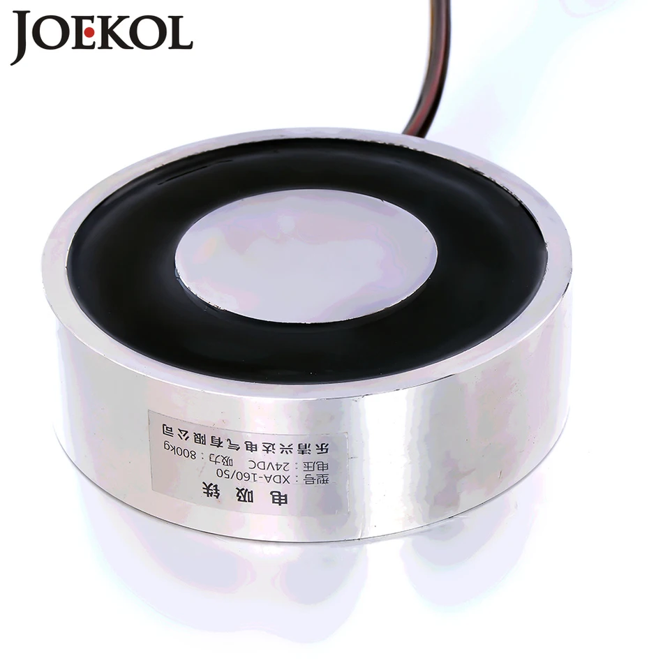 

Large suction JK200/40 DC 6V 12V 24V Electromagnet Lifting 1000KG Solenoid Sucker Holding Electric Magnet Non-standard custom