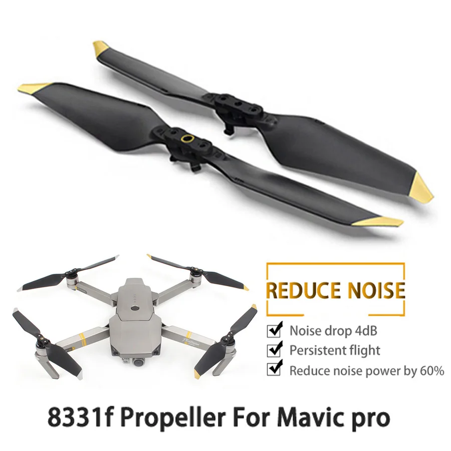 4 пары 8 шт DJI Mavic Pro Platinum 8331 малошумные быстросъемные пропеллеры для Аксессуары