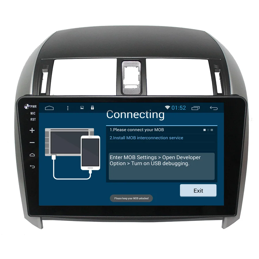 Asvegen Android Восьмиядерный вертикальный экран для Toyota COROLLA 2007 2013 2 din автомобильный