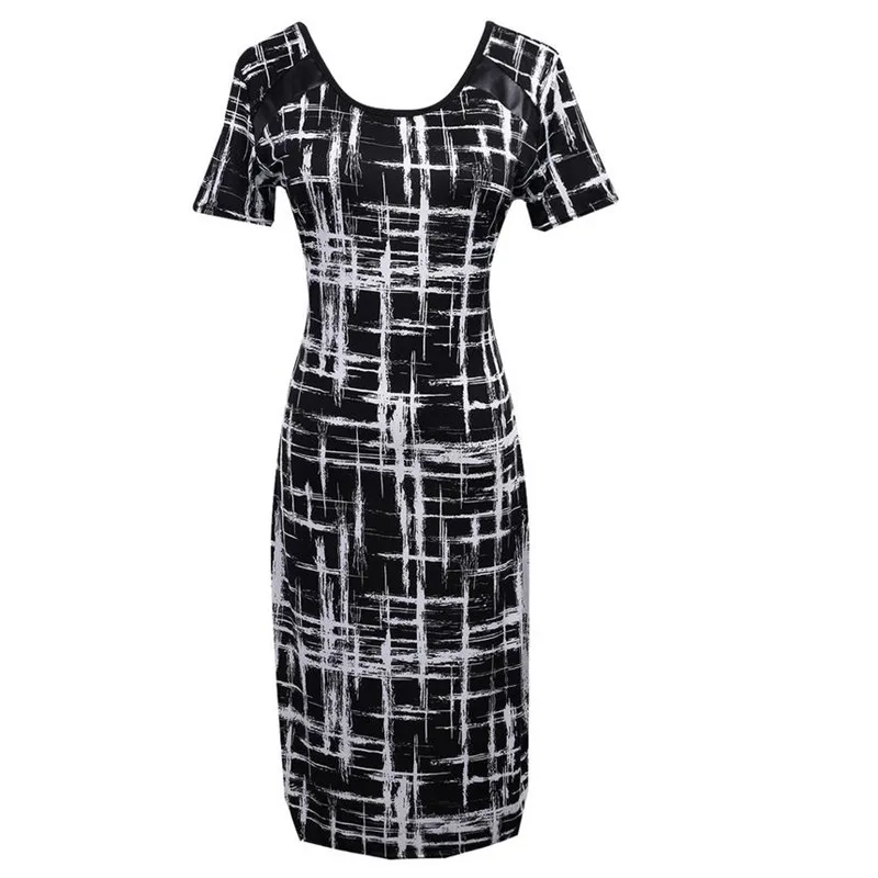 Женское Бандажное платье в белый горошек синяя звезда милое вечернее с короткими