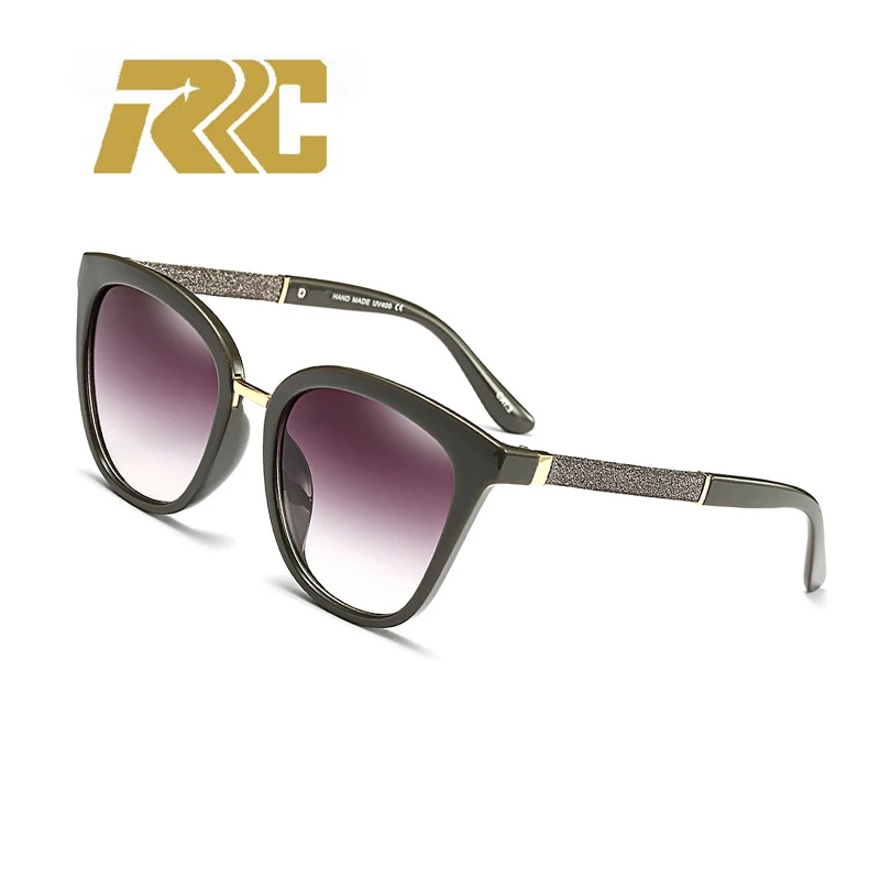 RRC новый сексуальный Sunglases Ретро кошачий глаз солнцезащитные очки Для женщин