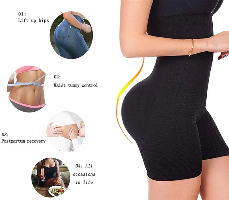 SEXYWG Сексуальное белье для подъема ягодиц, женское моделирующее белье, трусики с завышенной талией утягивающий корсет, короткие обтягивающие штаны