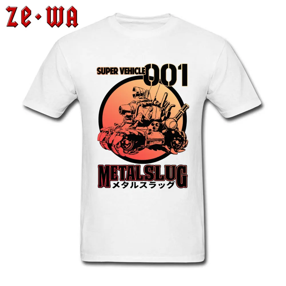 Супер автомобиля Metalslug Panzer футболки машина 100% Удобные Хлопковые День Дурака Racer