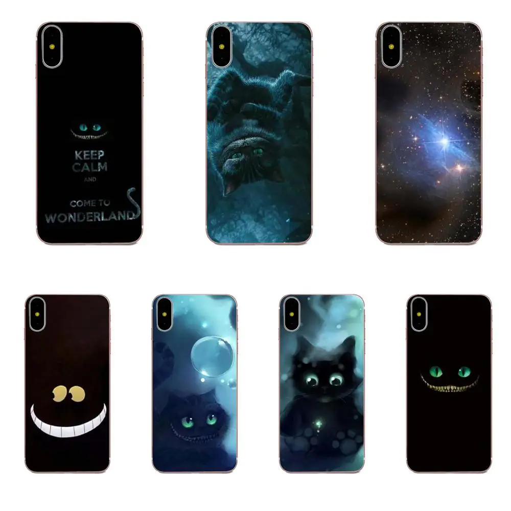 Алиса в стране чудес кошка для Galaxy J1 J2 J3 J330 J4 J5 J6 J7 J730 J8 2015 2016 2017 2018 мини Pro Мягкий ТПУ