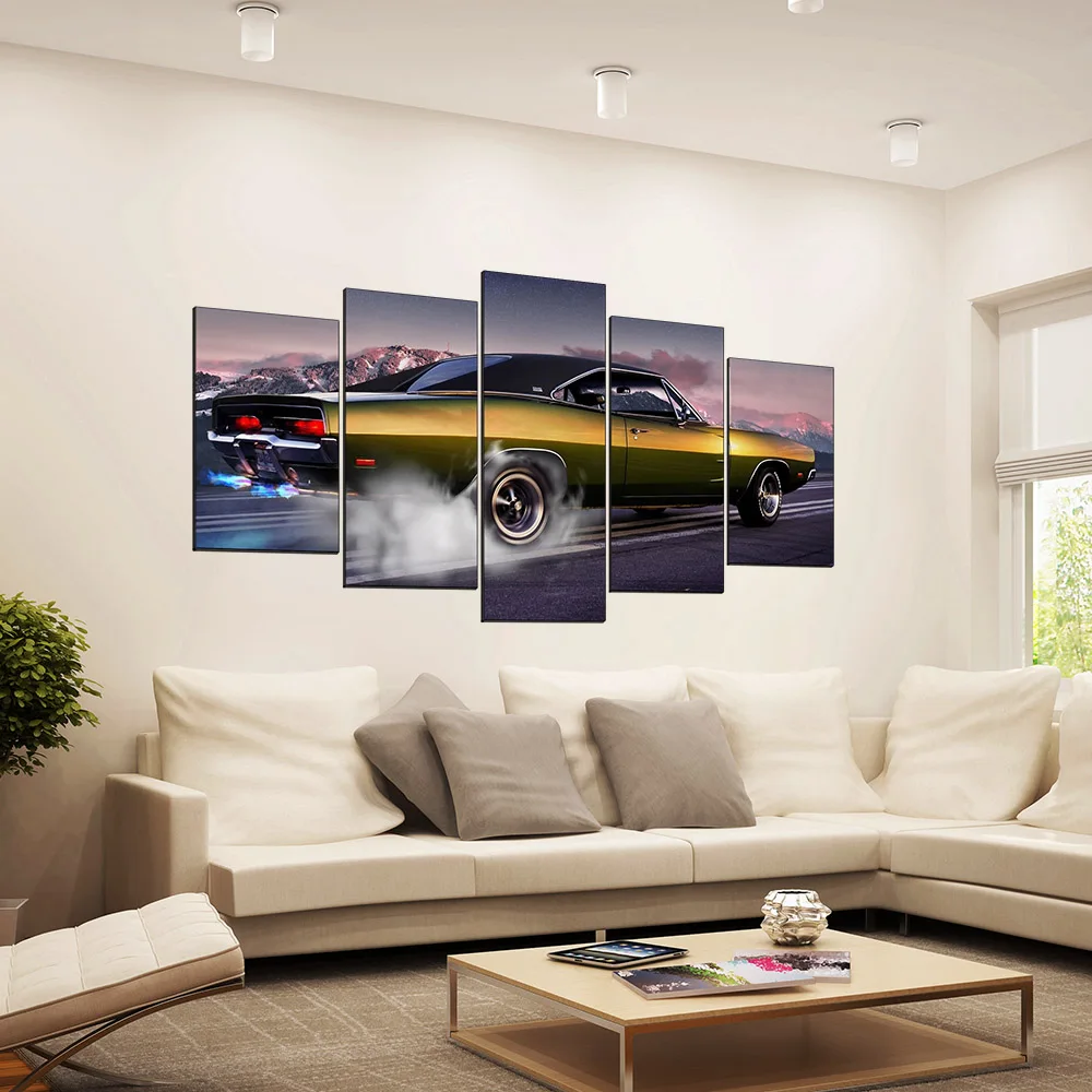 Стены книги по искусству холст картины BMW GTR NISSAN FORD 19 спортивный автомобиль пейзаж