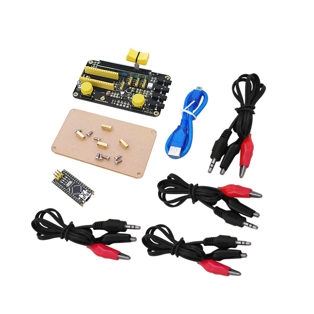 Keyestudio скретч комплект для Arduino образование стартер с скретч доска+ CH340 нано доска+ PDF лист данных