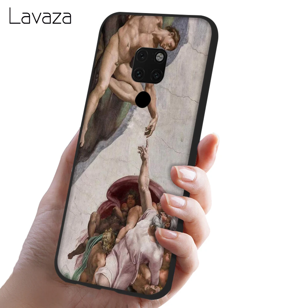 Мягкий ТПУ чехол Lavaza Mona Lisa Art David для Huawei Honor 10 8 9 Lite 6A 7A Pro 7c 7x 8c 8x Nova 3 3i Y5 Y9 Y6 Y7 Prime |