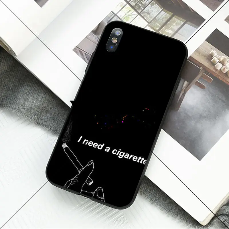 Yinuoda мне нужна сигарета ТПУ Мягкий силиконовый чехол для телефона iPhone X XS MAX 6 6S 7 7plus