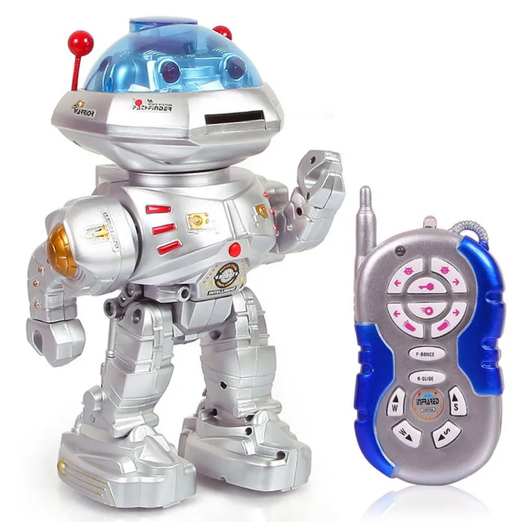 RC Умный Робот Игрушка 360 Вращающихся Танцы Музыкальный Прогулки Электронная Для