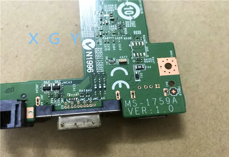 Original Genuine laptop FOR MSI FOR GE70 MS-17591 MS-1759 VGA USB WLAN BOARD MS-1759A 100% Test ok