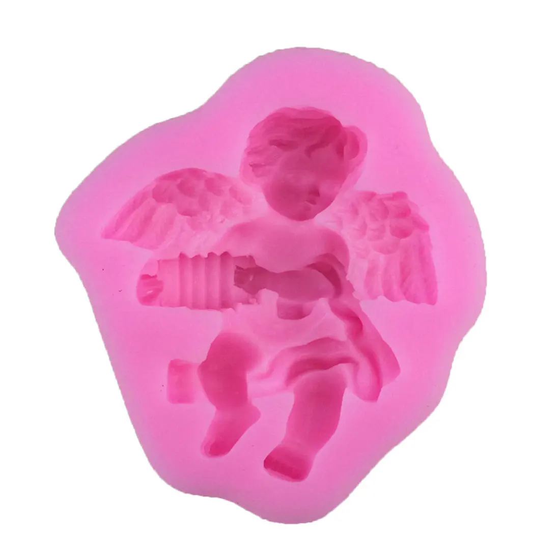 Ангел Мальчик Форма 3D Силиконовые формы торта мыло свечи для кухонной выпечки