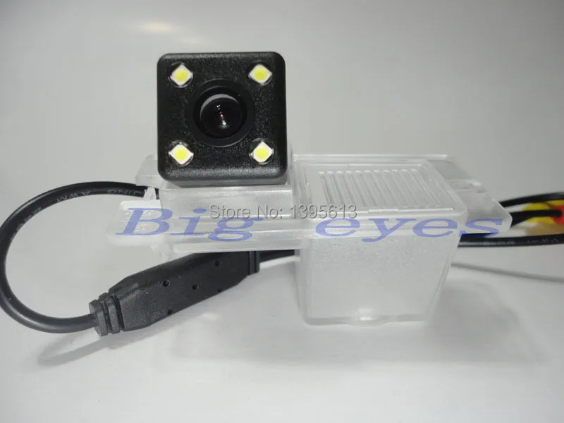 Бесплатная доставка CCD с 4LED камера заднего вида резервного копирования Камера