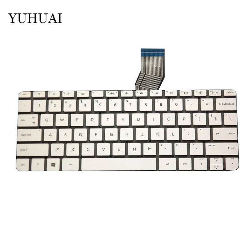 Новая клавиатура для ноутбука HP stream 11-d 11-d011wm 11-D010WM английская белая и черная без