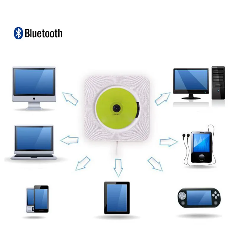Cranekey настенный CD плеер Bluetooth fm радио стерео пренатальная высококачественный