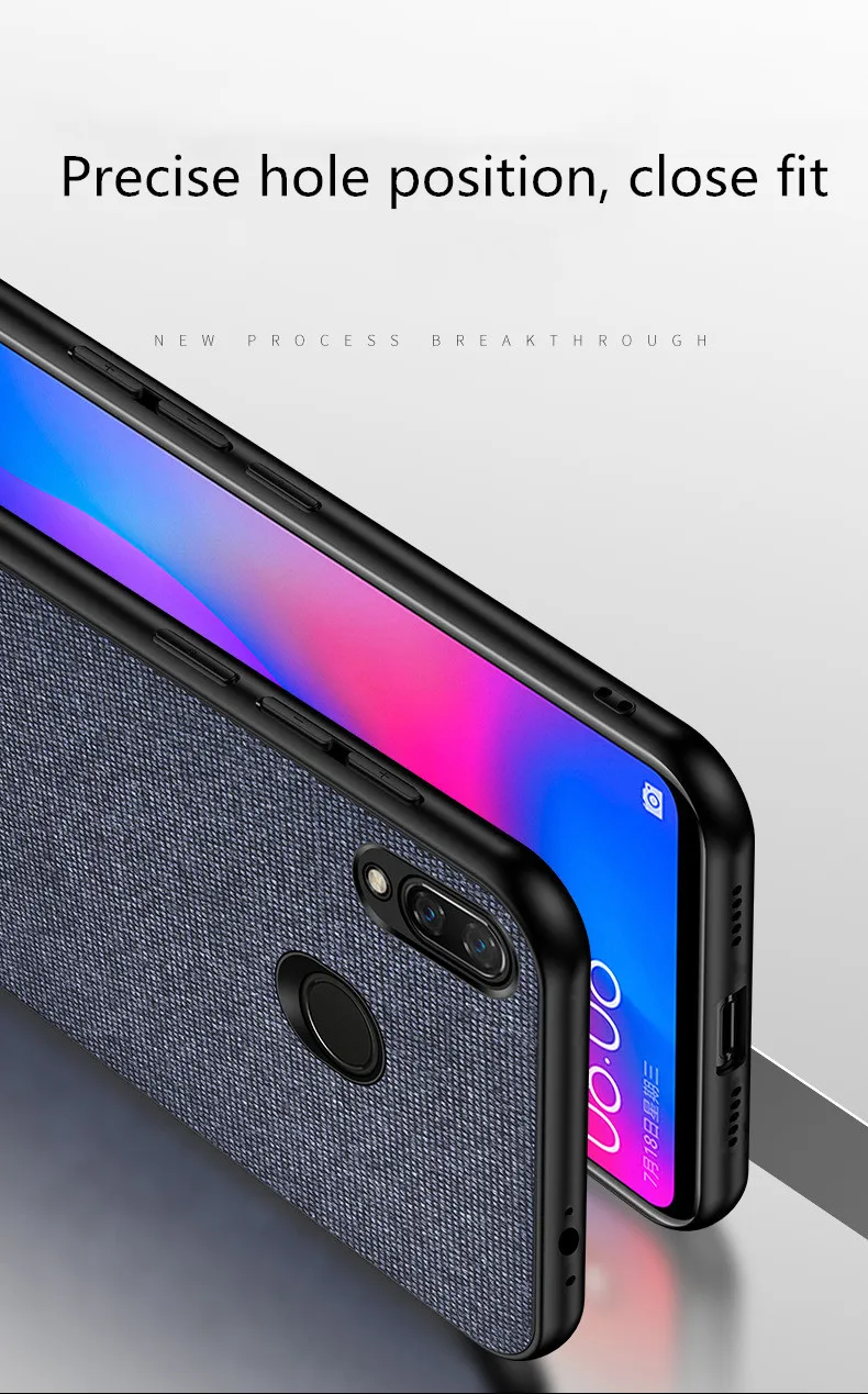 Luxury Cloth Phone Case Xiaomi Mi 9 8 A2 Lite Leather Soft Silicone Cover For Redmi Note 7 6 K20 Pro |