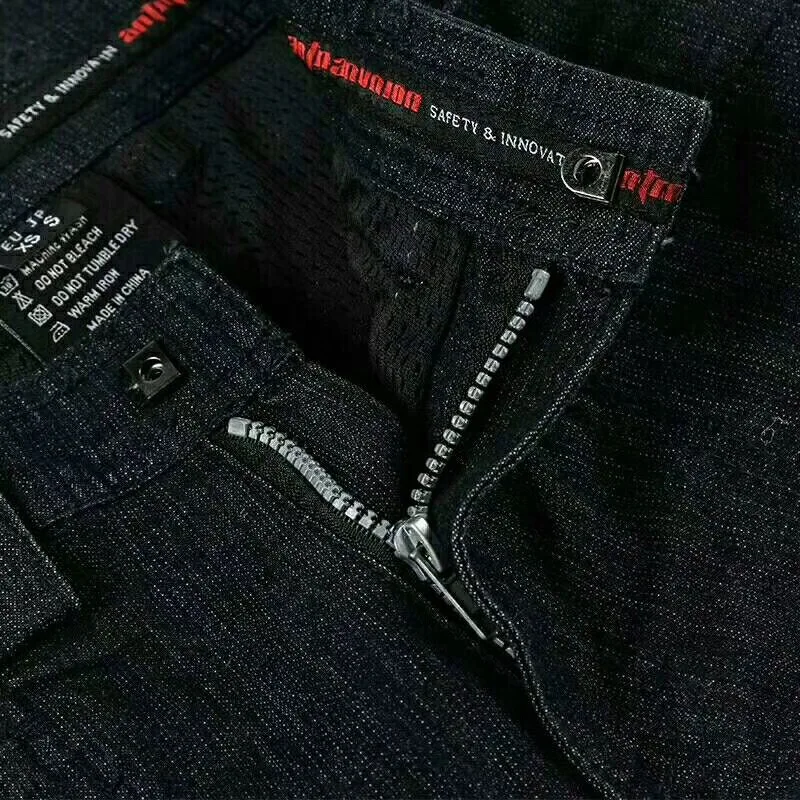 Эластичные брюки для мотокросса в стиле ретро черные джинсы BMW мужские езды по