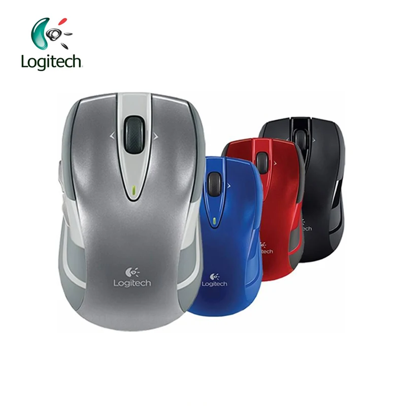 Logitech M545 Беспроводной Мышь с 75 г черный Красный Серебряный Синий для ПК игры