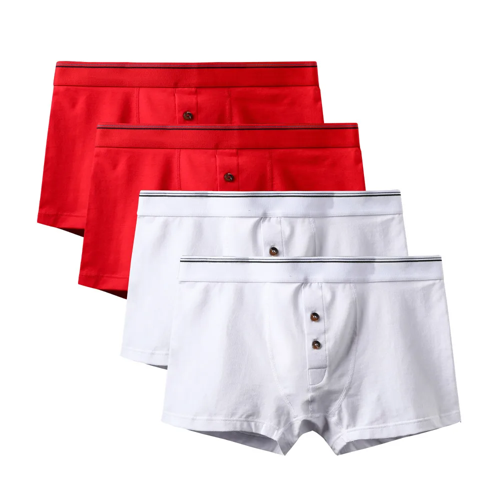 4Pcs A2432 Mix A21 4 шт./партия, мужские хлопковые боксеры больших размеров, комфортные трусики из «дышащей» ткани, мужские трусы, нижнее белье, брендовые шорты, мужские шорты, боксеры - Цвет: 4Pcs A2432 Mix A21