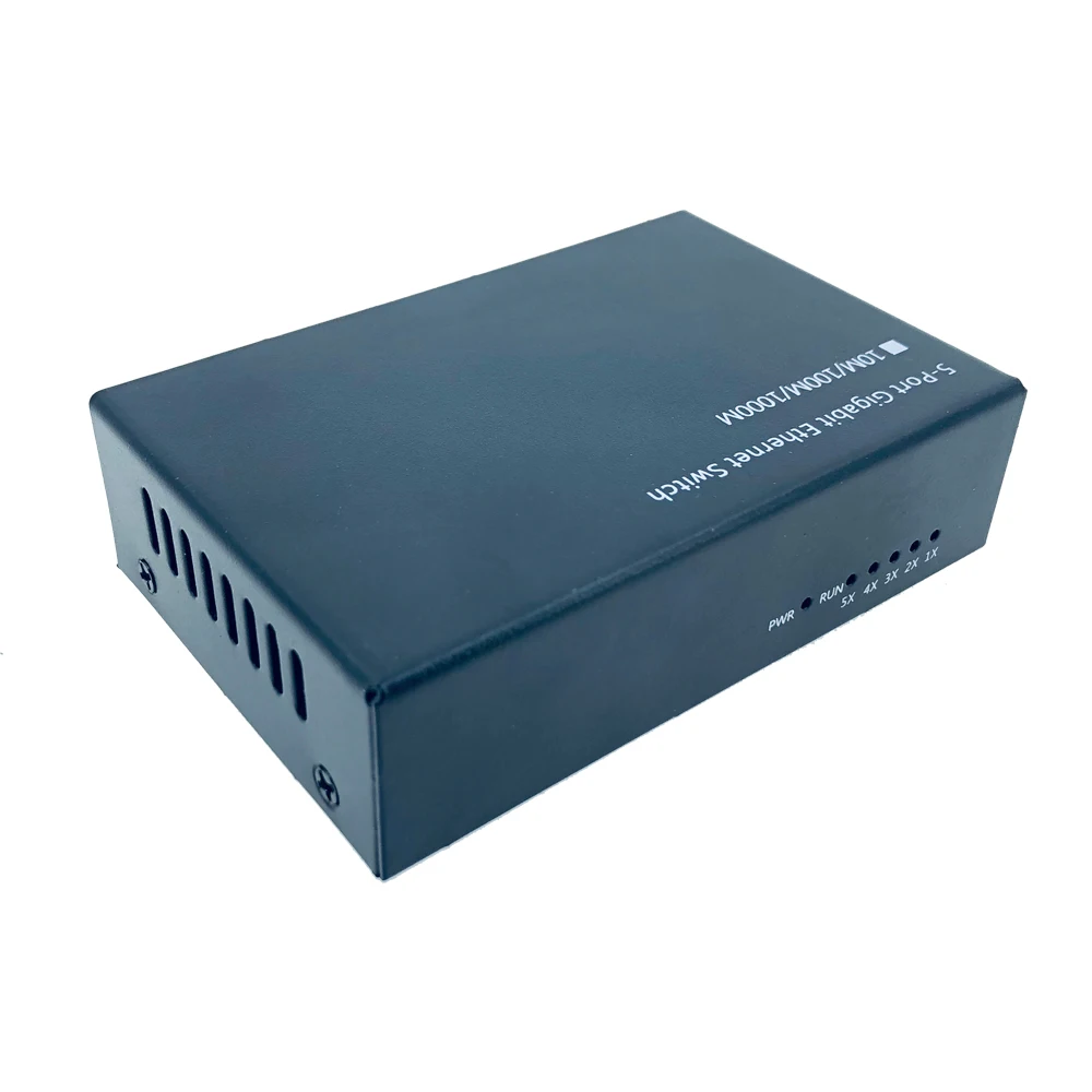 5 портовый порт 10/100/1000 Мбит/с гигабитный Ethernet переключатель металлический корпус