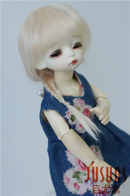 JD211 1/6 YOSD мохер кукла парики Froz характер BJD 16 18 см 6 7 дюймов Эльза коса волос|doll wig|bjd