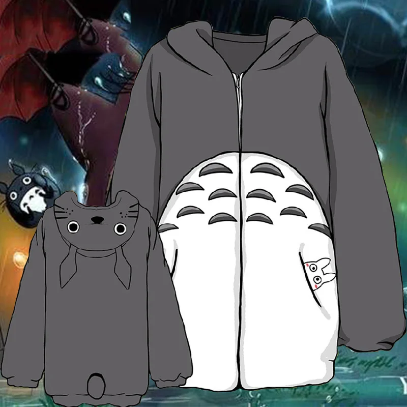 Аниме! Милый мужской и женский комбинезон Tonari no Totoro костюм для косплея|tonari
