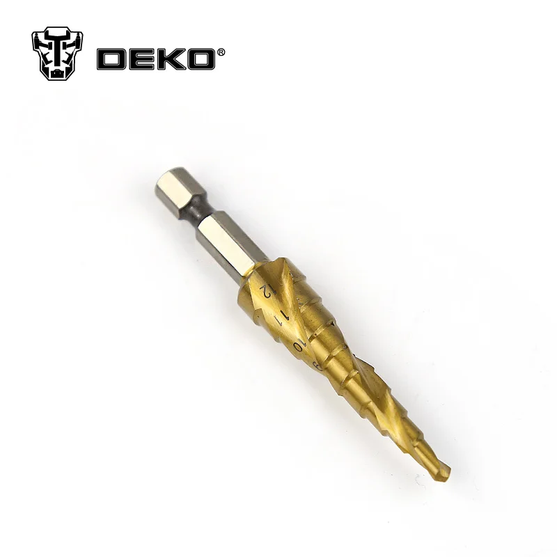 DEKO SDB01 3 шт. спиральное Рифленое центральное буровое долото твердосплавное мини