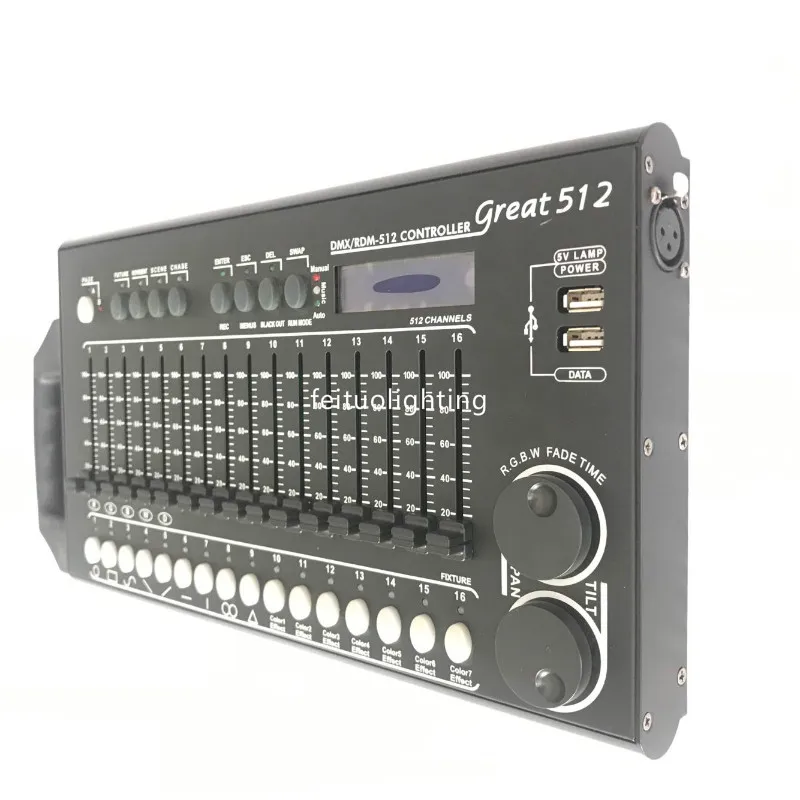 Высокое качество 512 канальный мини Dmx контроллер RDM Fuction USB сценический световой