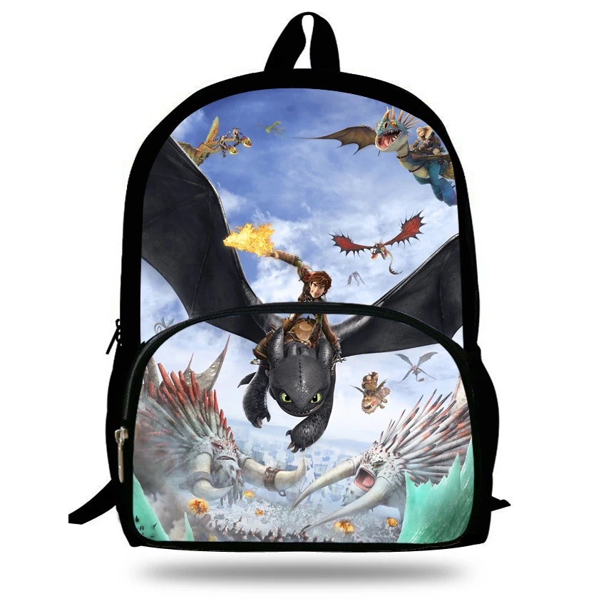 2019 Горячая 16 дюймов Mochila Детская сумка для мальчиков Как приручить свой рюкзак с