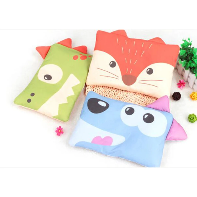 

Cute Cartoon Anti-head Baby Pillow Newborn Infant Cotton Anti-spitting Milk Long Pillow Baby Kids Flat Head Sleeping Positioner