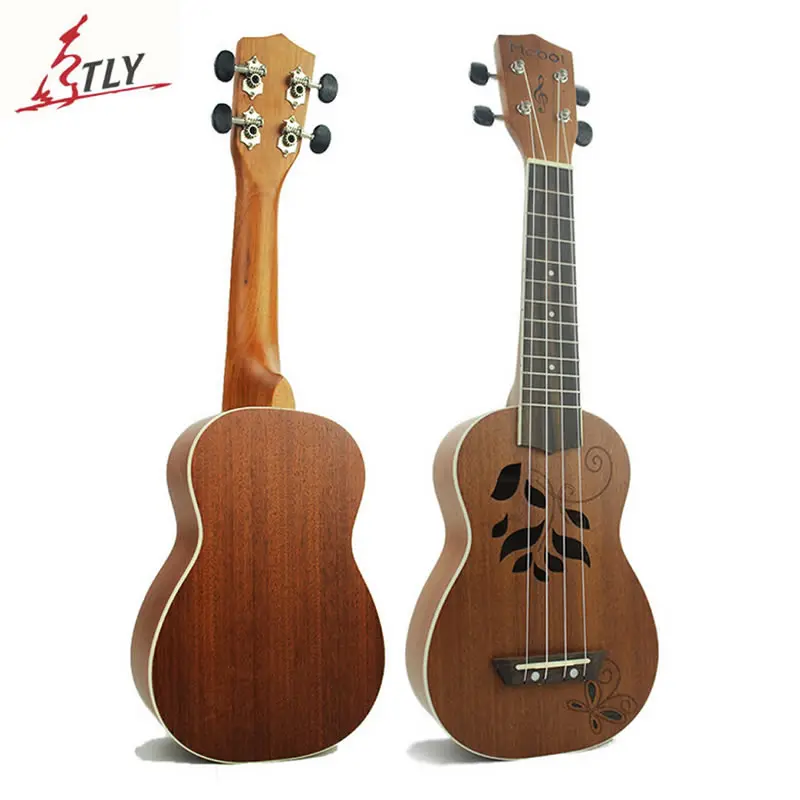 Mcool Высокое качество 21 дюймов сопрано Гавайские гитары Ukelele Sapele Дерево 4 струны