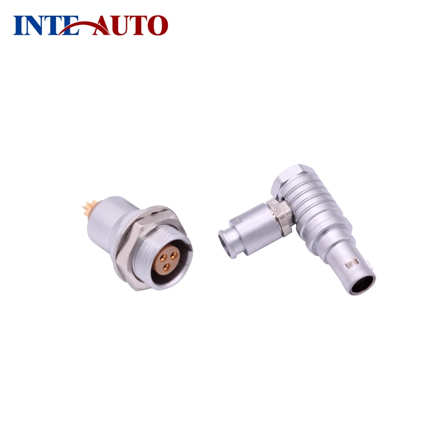 3 pins circular push pull power connector Metal elbow Plug electrical panel receptacle FTHG.0B.303 EZEG.0B.303 | Обустройство дома