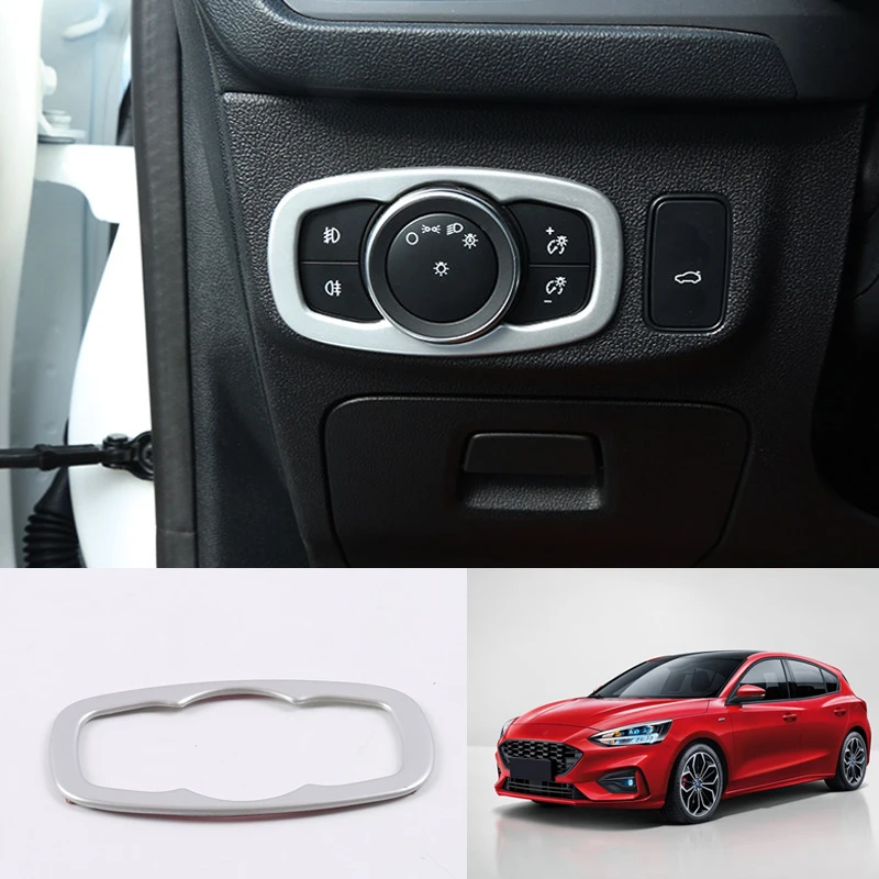 Для Ford Focus 2019-2021 головная фара кнопочный переключатель крышка Накладка Стайлинг