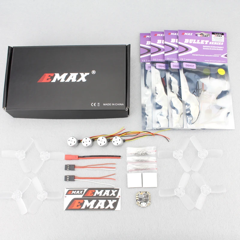 Emax 1104 5250KV двигатели + Dshot Bullet 6A ESC 2345 CW CCW реквизит Femto Контроллер полета